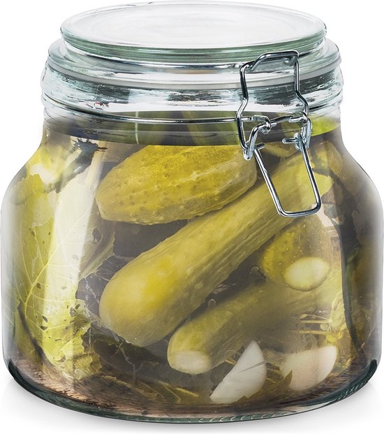 Pot met Beugelsluiting Glas IRMA 1,85 l - Inmaakpot - Weckpot - Confituren