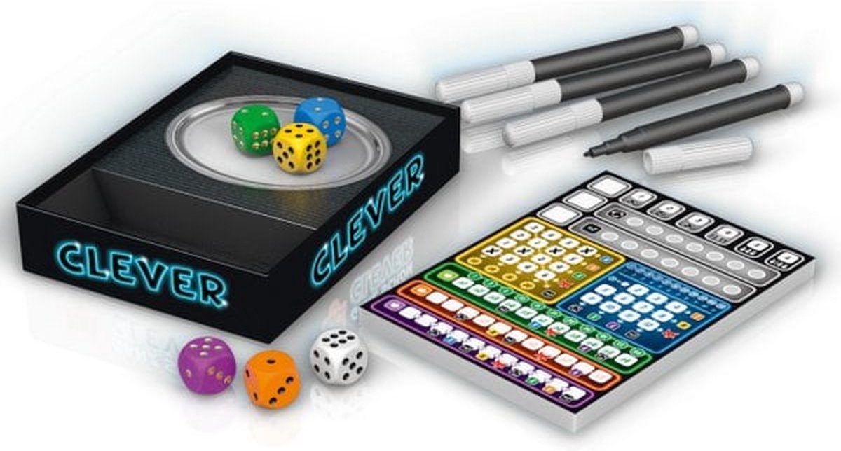 999 Games - Clever - Dobbelspel - Creëer kettingreacties door de juiste keuzes te maken - Gezelschapsspel - Familiespel - Strategiespel - Klein cadeautje — afbeelding 17