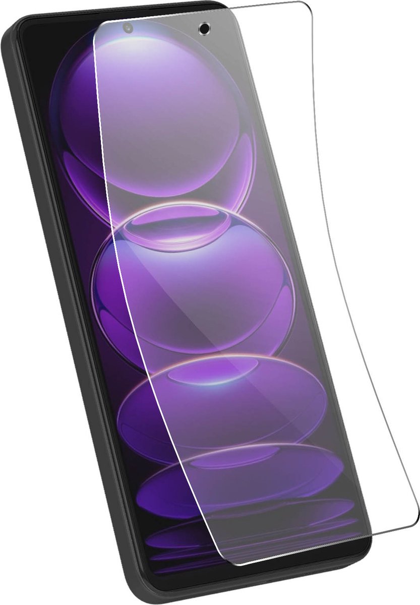 Film Geschikt voor Xiaomi Redmi Note 12 5G / 4G flexibele volledige hechting transparant