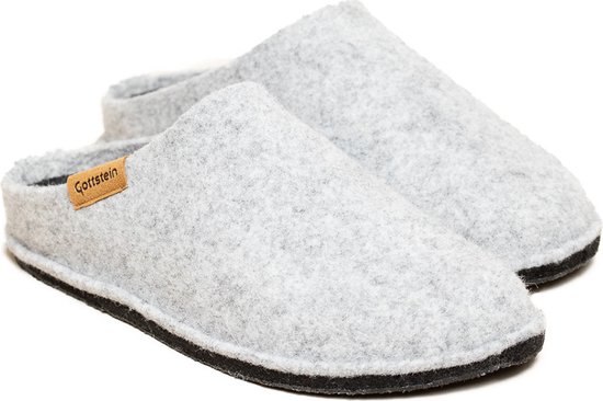 Gottstein Cheyenne Vilten pantoffels voor dames en heren, flexibele en