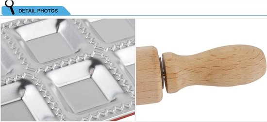 Knoedelfabrikant Pierogie en Ravioliform Mulpocketvormer deegpers - taartvorm - ravioli-stempel en raviolisnijder - gebakgereedschap #4 van Mulpocket — afbeelding 2