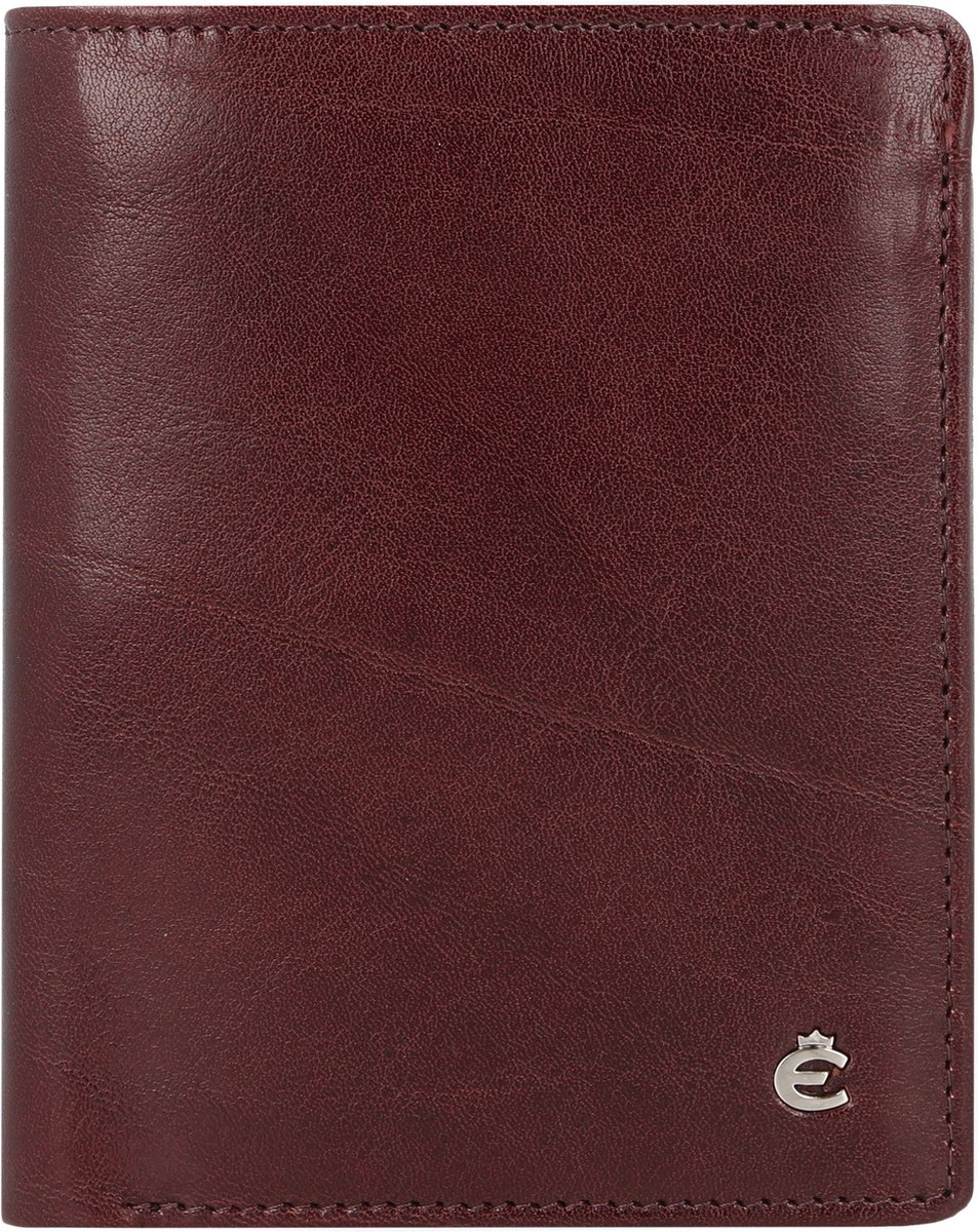 Esquire Toscana Portemonnee RFID-bescherming Leer 9 cm - Jongens - Staand formaat - coffee