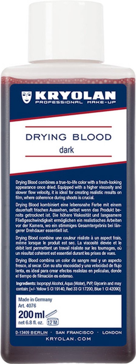 Kryolan Drying Blood Dark 200ml