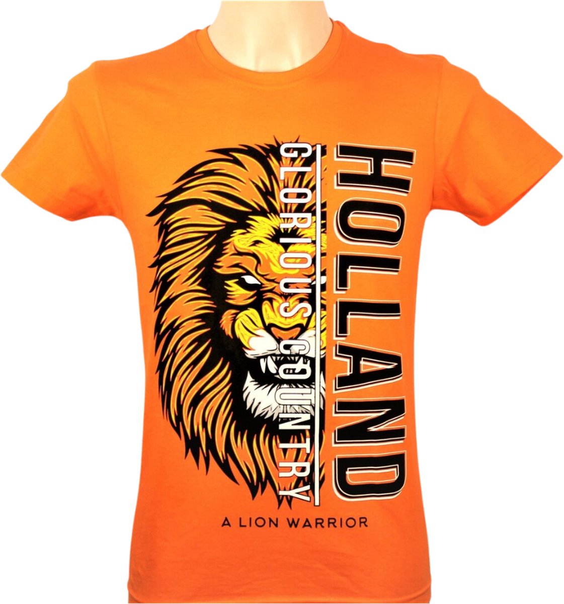 T-shirt Oranje Leeuw - Heren - Volwassenen - Koningsdag - EK/WK - Olympische Spelen - Een Stuk - Maat XXXL