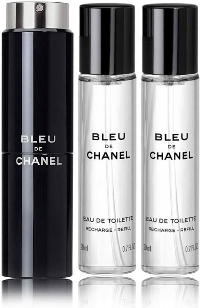 Chanel Bleu de Chanel Geschenkset - Eau de Toilette + 2x Eau de Toilette Refill