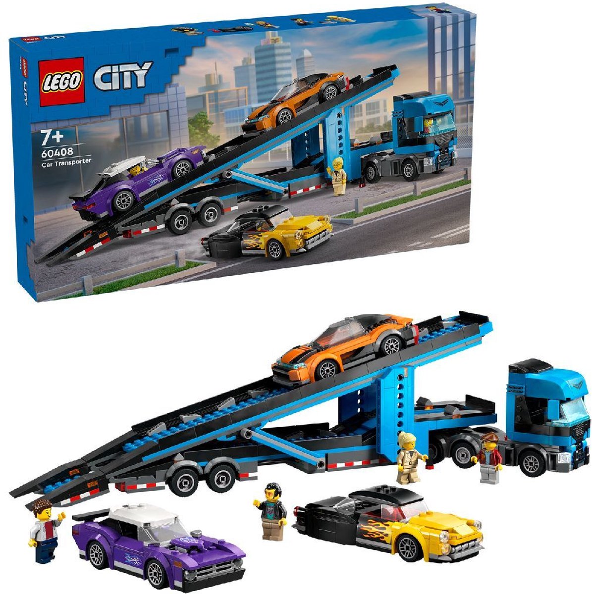 LEGO City Transportvoertuig met sportauto's 60408 — afbeelding 5