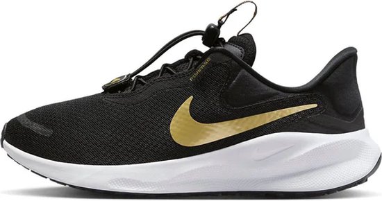 Nike Revolution 7 Easy On - Maat 37.5 - Zwart/Wit/Goud - Schoenen Dames