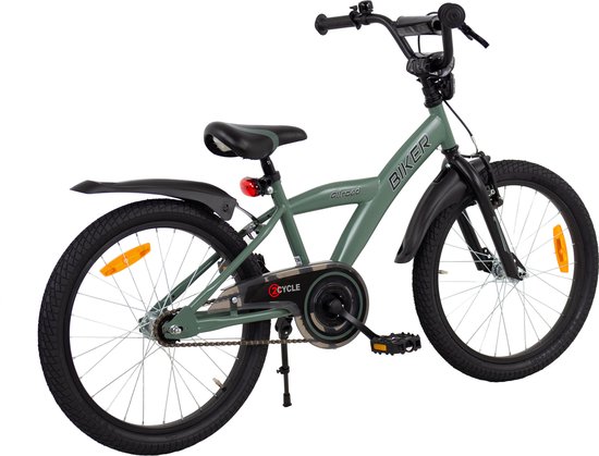 2Cycle Biker kinderfiets 20 inch (6 tot 8 jaar) voor jongens groen van 2Cycle — afbeelding 5