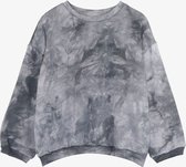 merkloos Tie dye loose fit sweater uniseks grijs | Milk 'n Sugar 50-56