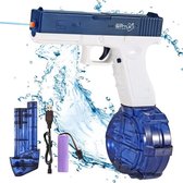 Elektrische Waterpistool - Automatisch Waterpistool - Automatische Toevoer van Water - Water Glock - Waterglock speelgoed - Aquablaster - Blauw