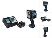 Makita DML 812 RM1 Snoerloze LED handlamp 18 V 1250 lm + 1x oplaadbare accu 4.0 Ah + lader