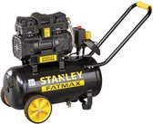 Stanley - Compresseur professionnel - Sans huile - Horizontal - Silencieux - 24 L / 1,5 cv / 8 bar