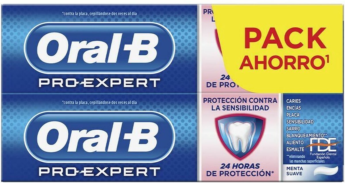 Goedkoopste Tandenblekende Tandpasta voor Gevoelige Tanden Oral-B Expert Blanqueante Dentifrico Lote 75 ml (2 x 75 ml