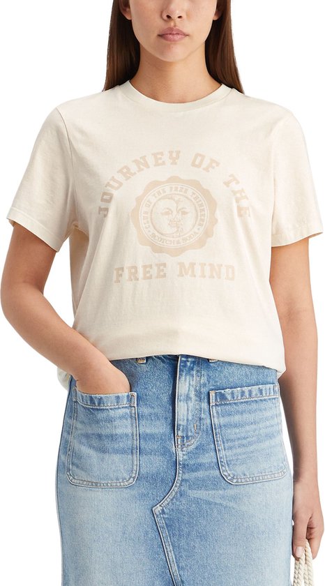 Scotch & Soda Chemise à motif artistique sur le devant Femme