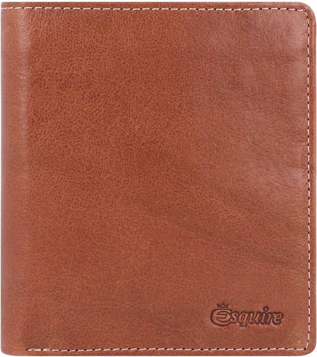 Esquire Portemonnee Denver RFID Wallet Vertikal Congnac Bruine
