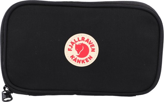 FJÄLLRÄVEN Kånken Card Wallet, Travel Accessories, Unisex, Adults, Black, 11 x 23 x 7.5 cm