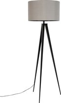Zuiver Tripod - lampadaire - Zwart/ gris