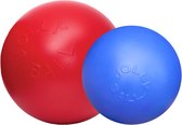 Jolly Ball Push-n Play Ø 25 cm - Hondenspeelgoed - Duurzame hondenbal – Hondenspeeltjes - Geschikt voor wilde honden - Rood