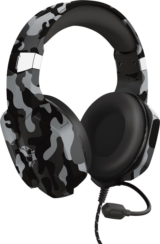 Headphones with Microphone Trust 24368 Black