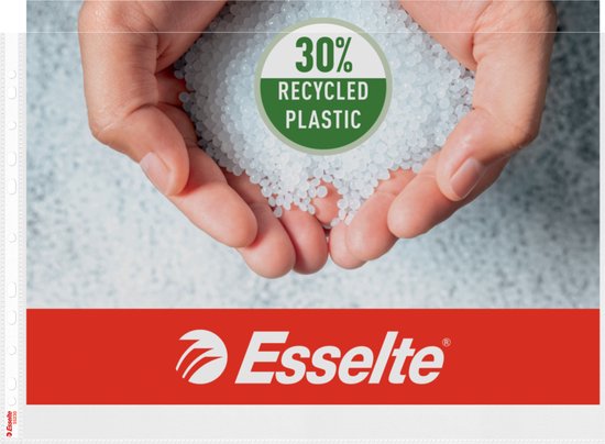 Foto: Esselte showtas pp a3 landscape 30 pre consumer gerecycled plastic 50 stuks transparant