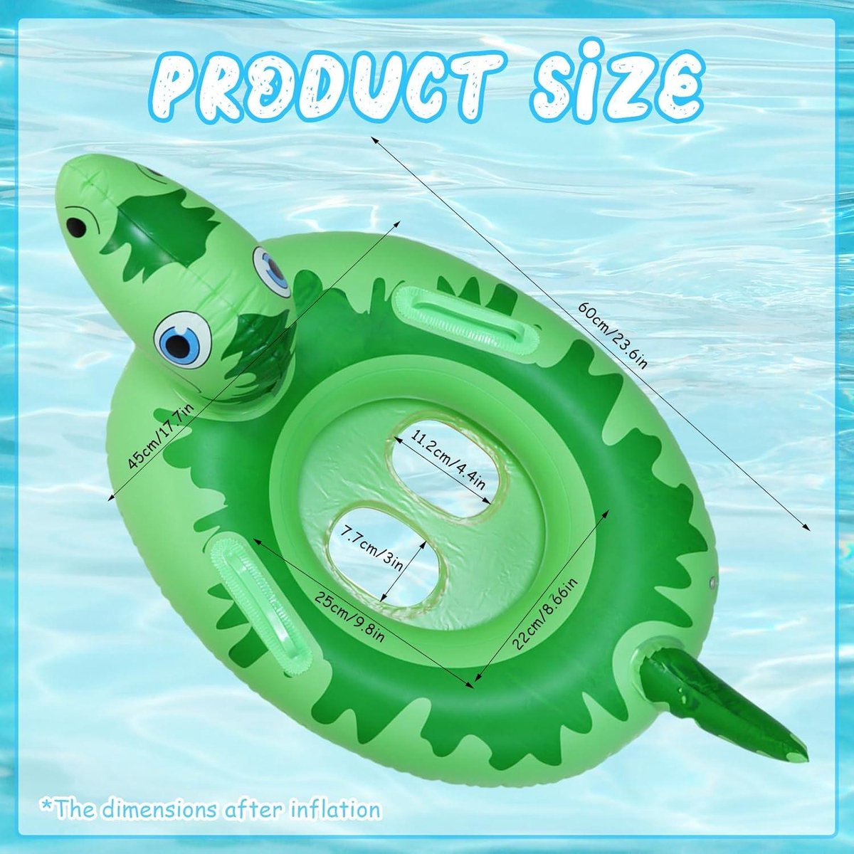 Bouée De Natation Anneau Gonflable Pour Bébés, Bateau Gonflable Pour Enfants Avec Siège Et Requin De Toit 23kg à Prix