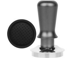 Sabotage Espresso stamper 585 mm - gekalibreerde koffie stamper - 30 lbs stampen druk - siliconen mat - roestvrij stalen basis