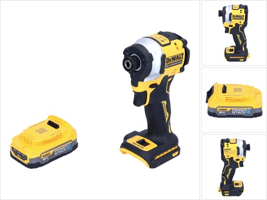 Stanley FatMax SFMCF820D2K Battery Impact Wrench 18V 3-Speed 2.0Ah Max Torque 190Nm Brushless Motor with Full Metal Planet Drive LED Light Includes 2 Batteries Charger