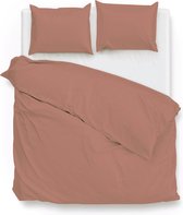 Zohome Satinado Dekbedovertrek - Lits-jumeaux - Katoensatijn - 240x200-220cm - Roze