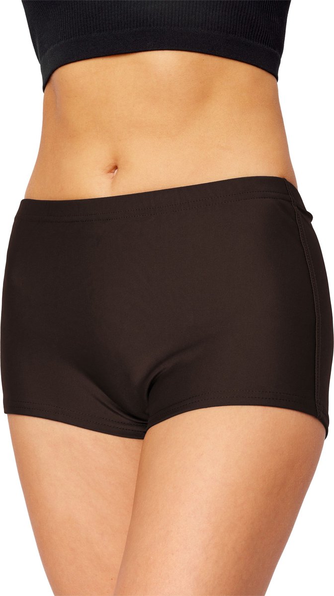Merry Style HI-Leila Dames Zwembroek - Zwemshorts - Bikinibroekje - Elastische tailleband - Polyamide & Elastaan - Bruin (8157) - 42