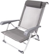 Bol.com Bo-Camp Strandstoel - Saint-Tropez - Grijs aanbieding