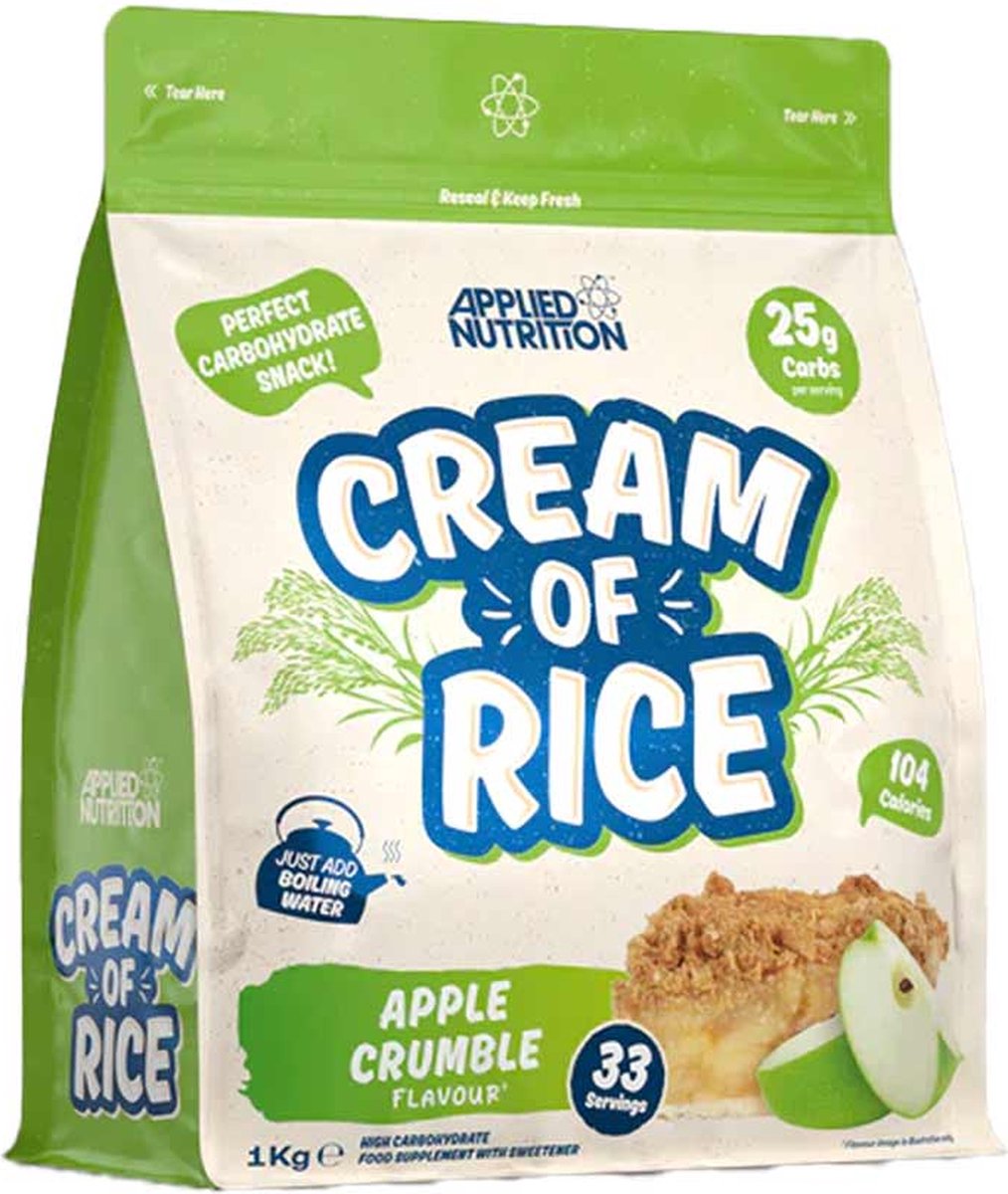 Goedkoopste Cream of Rice 1000gr Apple Crumble