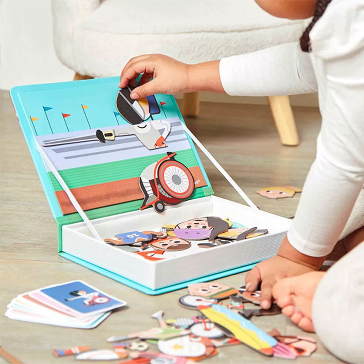 Janod - Magnetibook - Sporten - Magneetboek Speelset — afbeelding 11