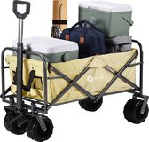 Bol.com Packaway XL Opvouwbare Bolderkar Heavy Duty van Wasbaar Polyester tot 80KG – 98 x 45 cm – CREME TAUPE aanbieding