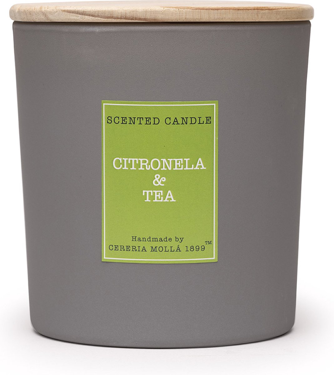 Cereria Molla 1899 - Geurkaars 230 gram- Citronella & Tea - 50 branduren- ANTI MUG