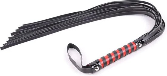 Foto: Smart moves striped flogger zwart rood