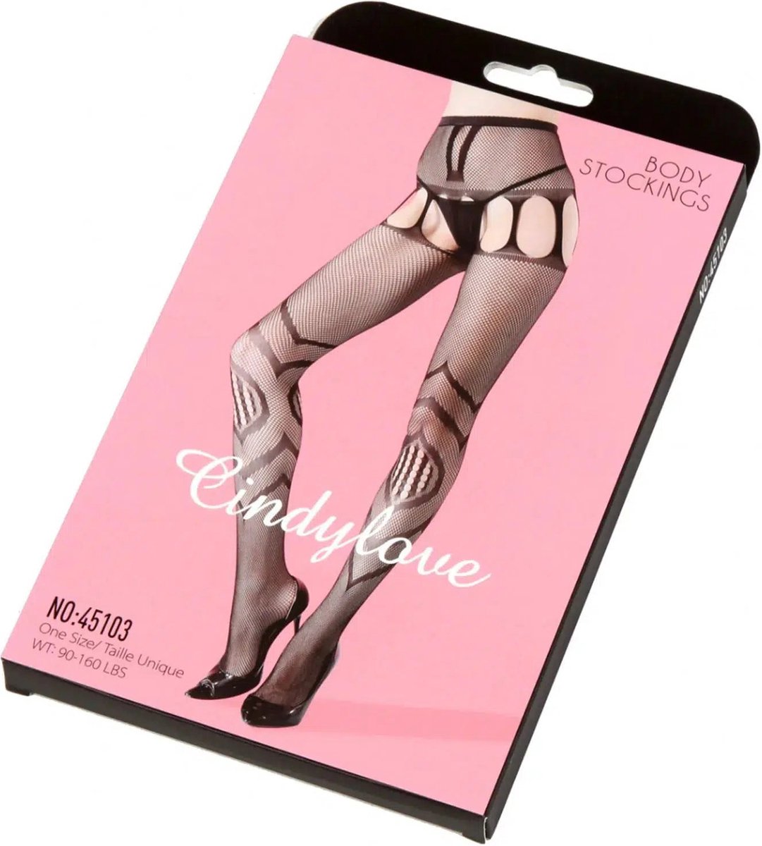 Goedkoopste Cindylove - Jarretelkousen - No. 45103 - One Size - Zwart