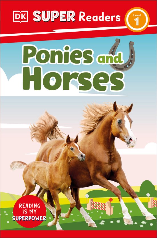 DK Super Readers- DK Super Readers Level 1 Ponies and Horses - cover