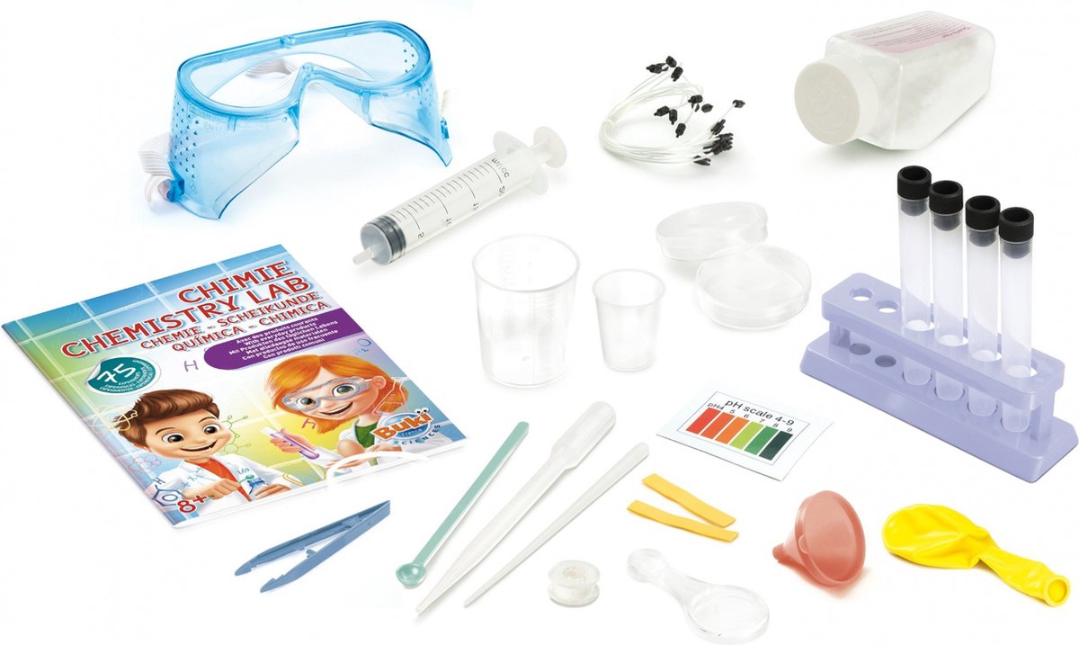 Buki - Scheikunde set met 75 Experimenten - educatief - experimenteren - Wetenschap — afbeelding 6