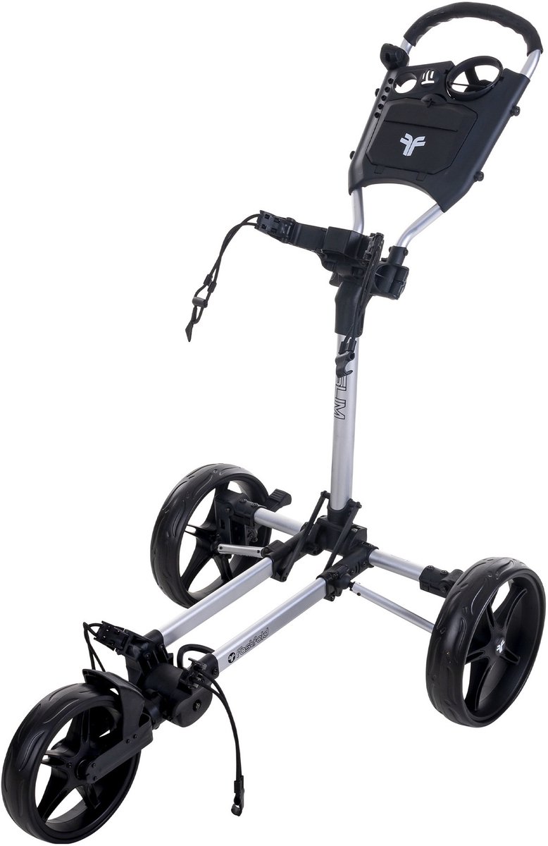 Fastfold Slim Golftrolley - Golfkar - Zilver