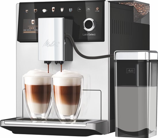 MELITTA - Machine à expresso Latte Select Argent