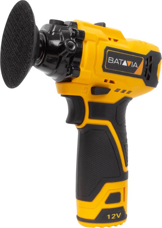 BATOCA 12V Accu Polijstmachine - 2 Batterijen - 6 Snelheden - Inclusief Polijstsets - Draadloos