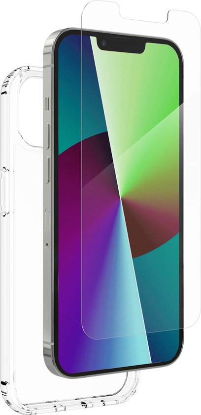 ZAGG Glass screen protector & Clear protective Case for iPhone 13 / 14 / 15