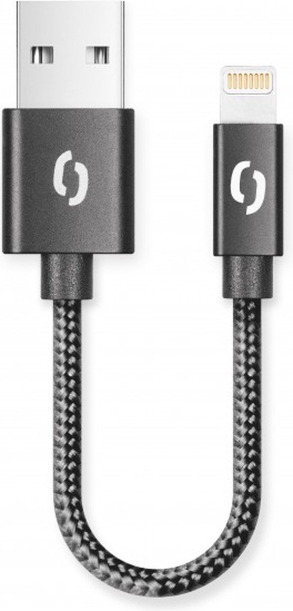Aligator DATKP37, 0,5 m, Lightning, USB A, Mannelijk, Mannelijk, Zwart