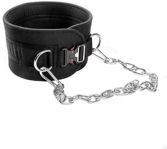 Dip Riem met Ketting Body Building Gewichtheffen Gewicht Riem