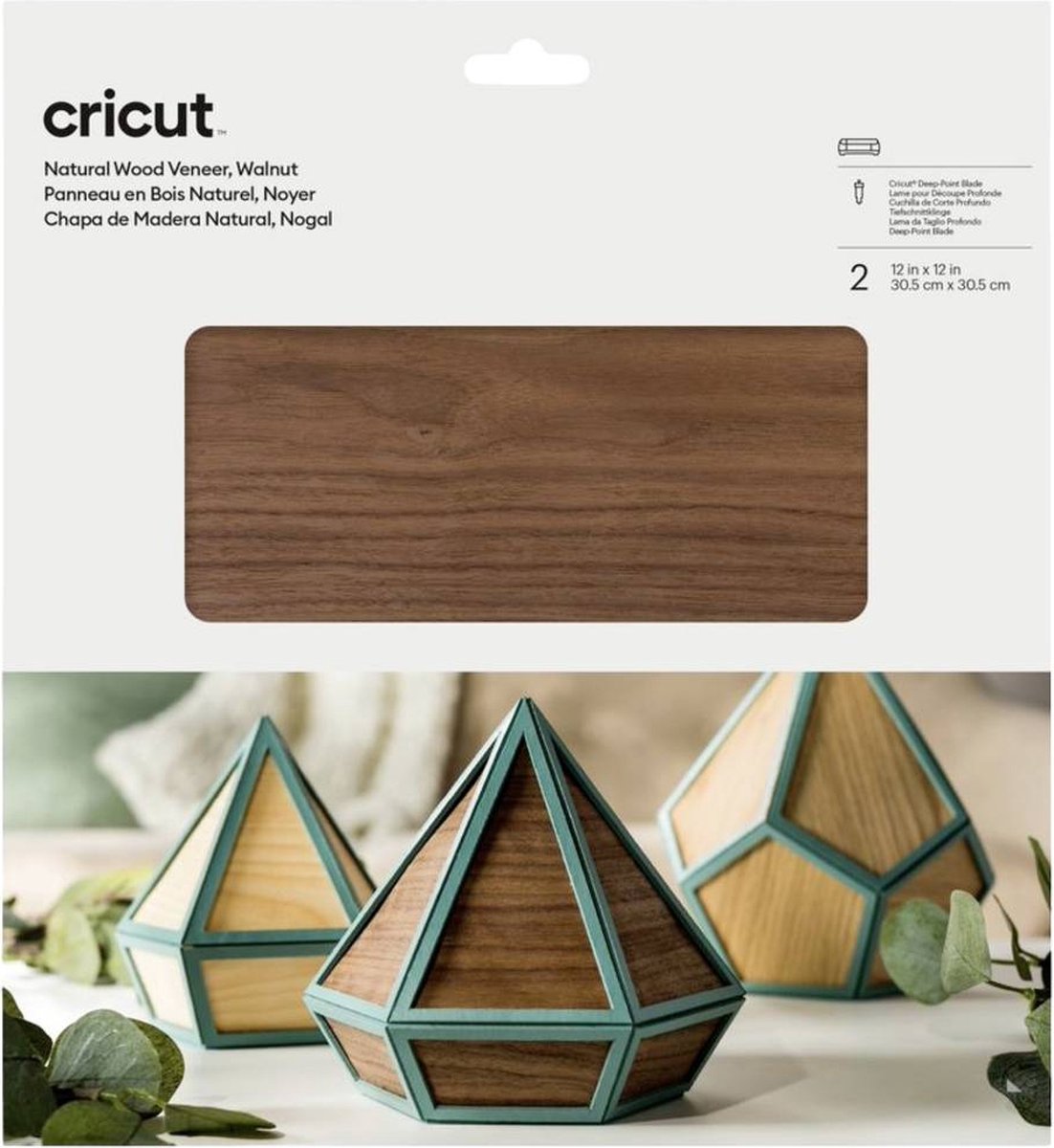 Cricut 2007069 Houtfineer Snijbreedte 30.5 cm Walnoot