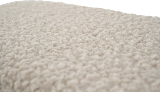 Banc nounours avec rangement Lisomme Sem - L78 x P39 x H46 cm - Blanc cassé