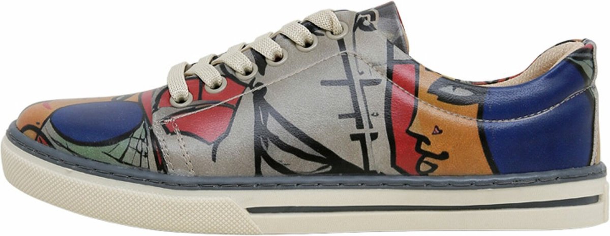 DOGO Dames Sneakers - Cubic Faces 37