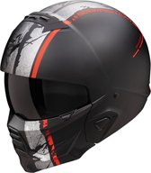 Scorpion EXO-COMBAT II Lord Matt Black Red XL - Maat XL - Helm