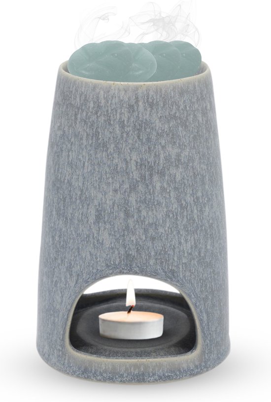 Brûleur de parfum Scentchips® Smooth grey wash brûleur de cire