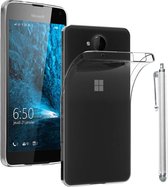 ebestStar - Hoes voor Microsoft Lumia 650, Back Cover, Beschermhoes anti-luchtbellen hoesje + Stift, Transparant